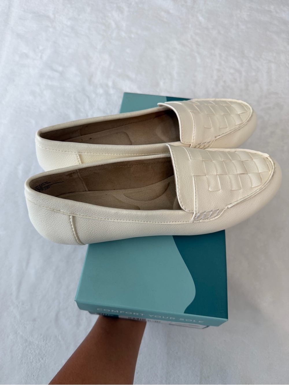 Cliffs by WHITE MOUNTAIN Ecru Slip-On Loafers - Picture 8 of 12